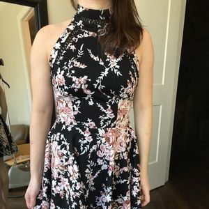 Halter top A-line dress